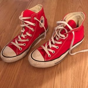 Red Converse High Tops!